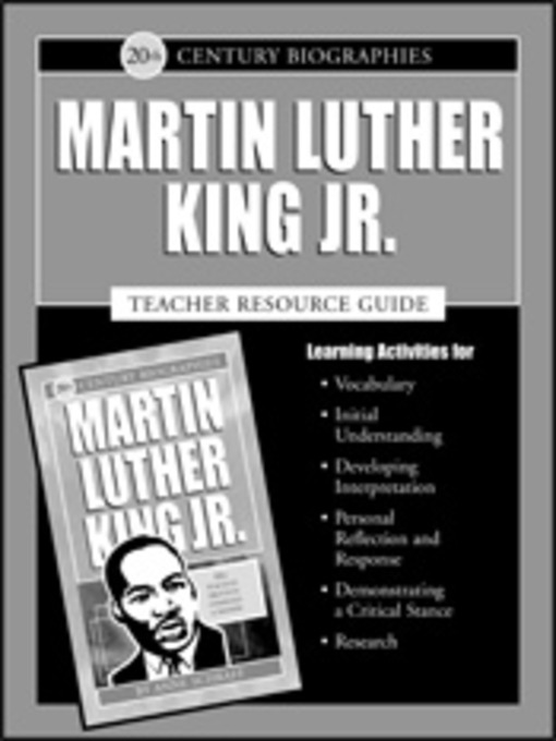 Title details for Martin Luther King Jr. by Kent Publishing - Available